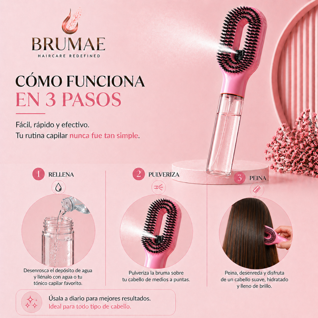 BRUMAE™ Cepillo Pulverizador 2 en 1